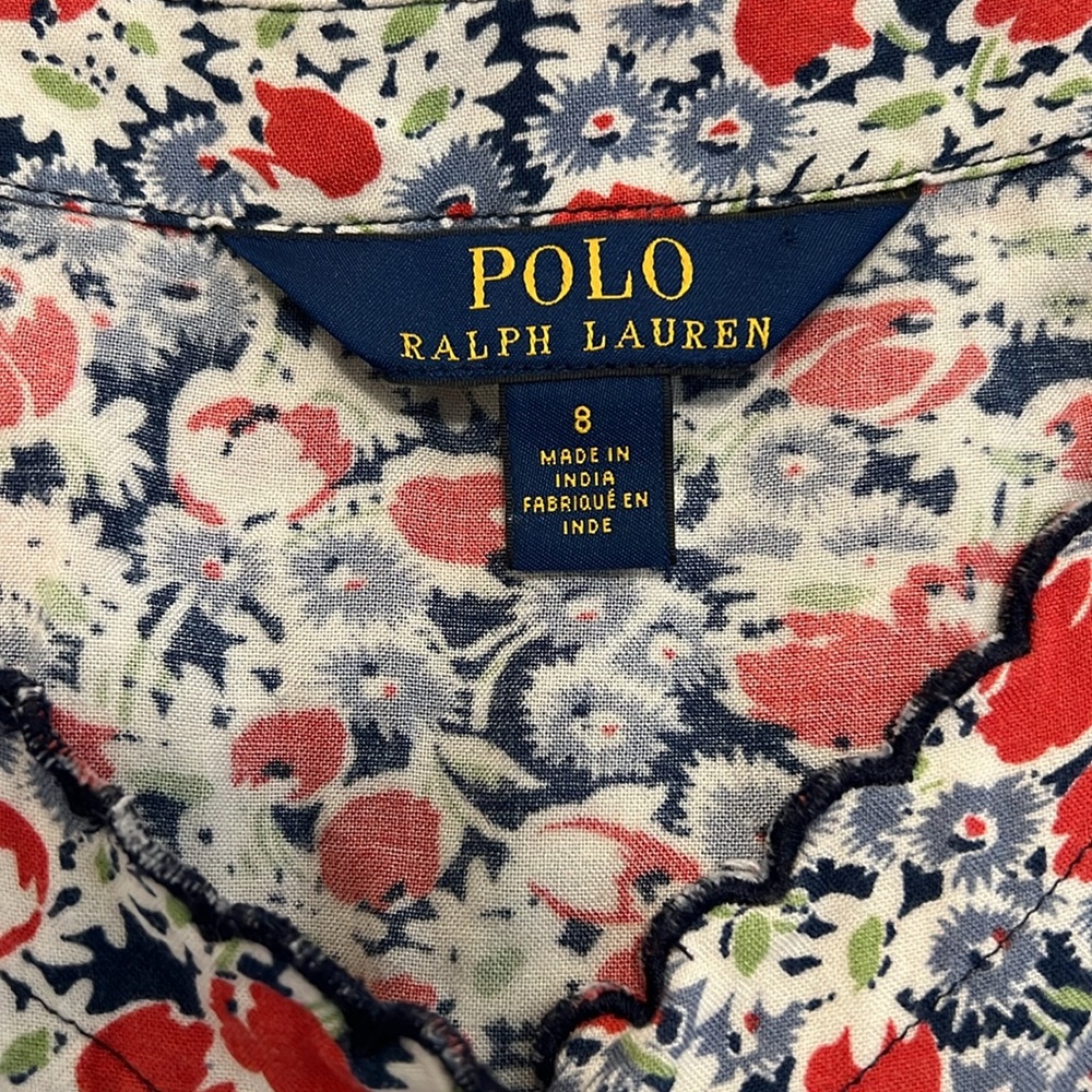 Polo Ralph Lauren Floral Dress ( size 8 ) - Picture 5 of 8
